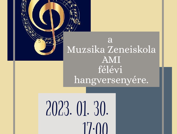 Hangverseny a félév végén
